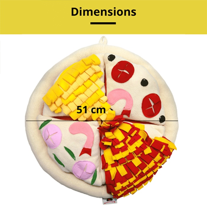PawzNDogz jouets pour chien Tapis de fouille - Pizza Niveau 2