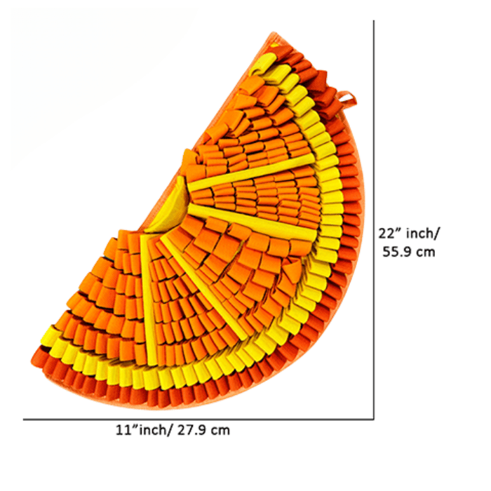 PawzNDogz Tapis de fouille Tangy Orange - Niveau 2