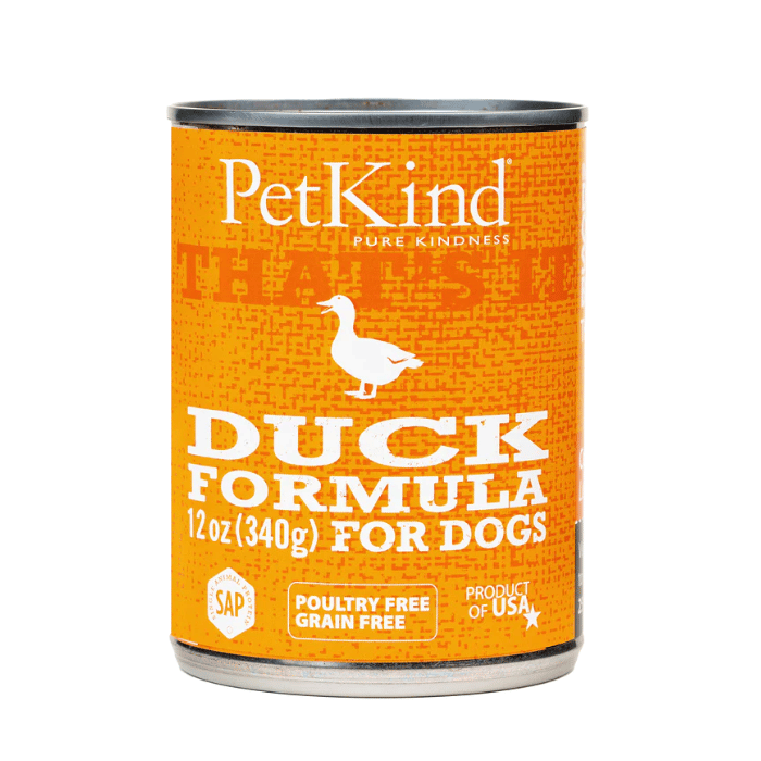 PetKind nourriture humide 13oz Nourriture Humide PetKind that's it canard Nourriture Humide PetKind that's it canard