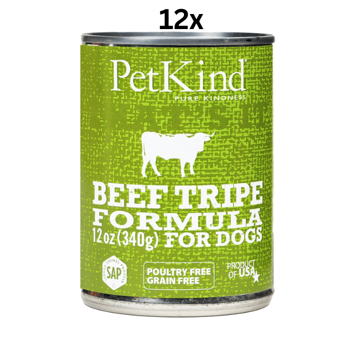 PetKind nourriture humide 12x13oz Nourriture Humide PetKind Tripes de boeuf Nourriture Humide PetKind Tripes de boeuf