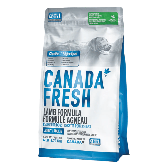 PetKind nourriture 6 lbs Nourriture pour chien Canada Fresh CF1 à l'agneau Nourriture pour chien Canada Fresh CF1 à l'agneau