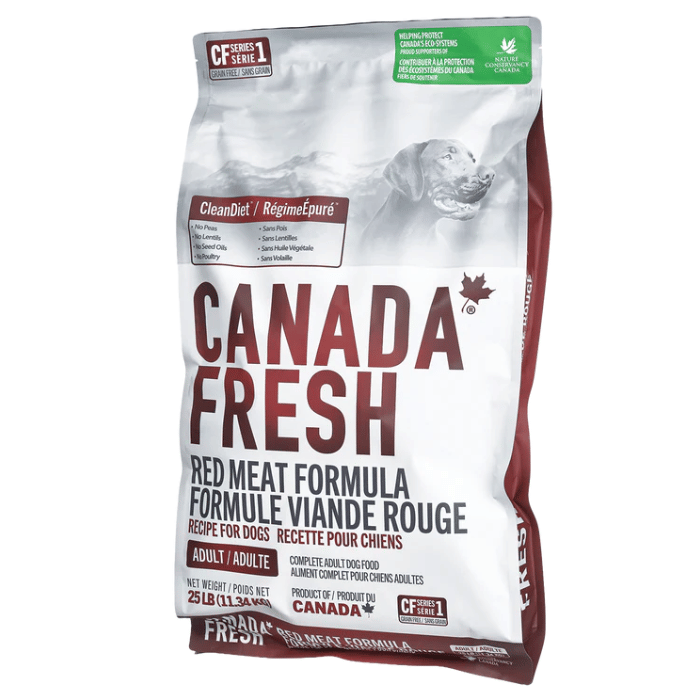 PetKind nourriture 25 lbs Nourriture pour chien Canada Fresh CF1 viande rouge Nourriture pour chien Canada Fresh CF1 viande rouge
