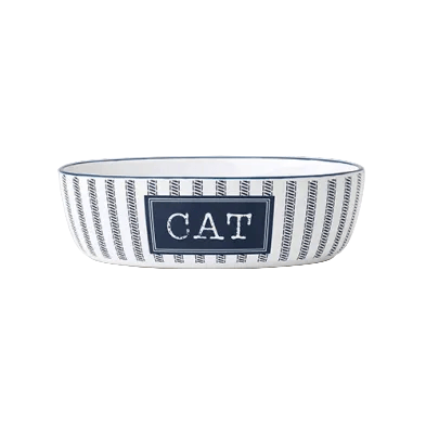 Petrageous bols pour chat Petrageous - Bol en céramique Country Blue pour chat 7'' Petrageous - Bol en céramique Country Blue pour chat 7''