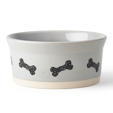 Petrageous bols pour chien 6'' Petrageous - Bol en céramique Classy Bones pour chien Petrageous - Bol en céramique Classy Bones pour chien
