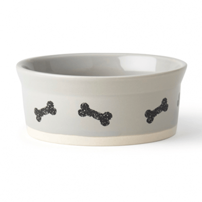 Petrageous bols pour chien 5'' Petrageous - Bol en céramique Classy Bones pour chien Petrageous - Bol en céramique Classy Bones pour chien