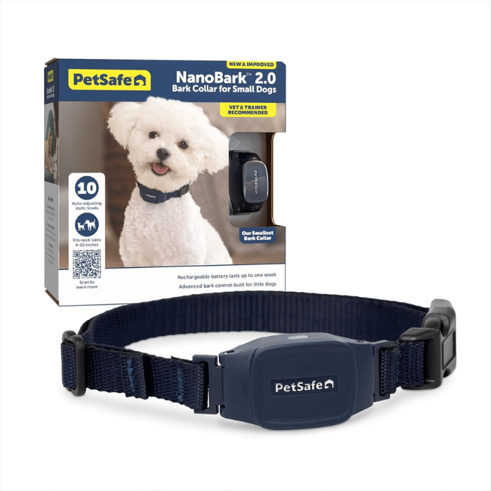 PetSafe Collier anti aboiement électrostatique Le plus petit collier anti-aboiement au monde PetSafe NanoBark 2.0 PBC70-18241 Le plus petit collier anti-aboiement au monde PetSafe NanoBark 2.0 PBC70-18241