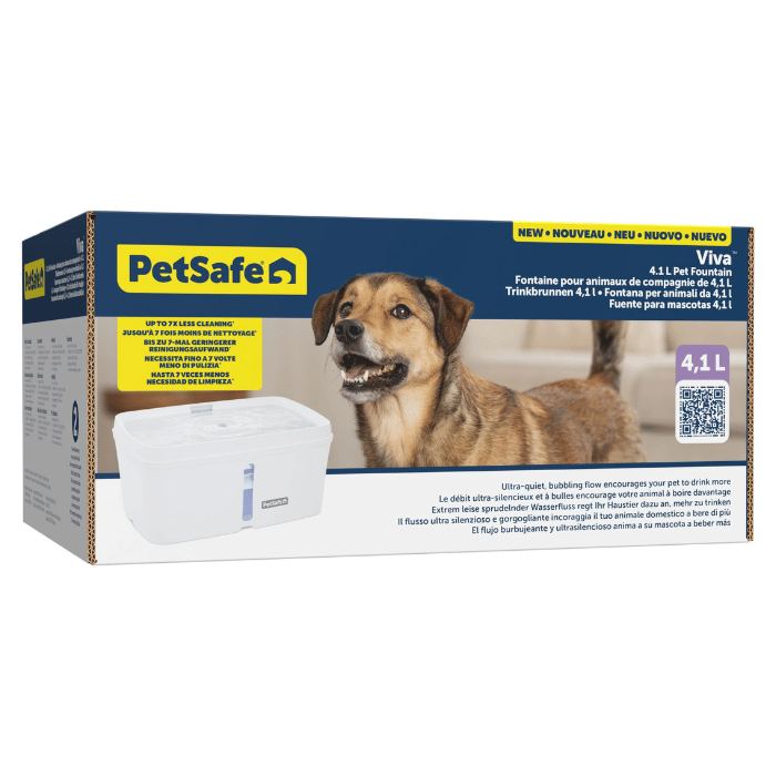 PetSafe fontaine Fontaine sans pompe Viva Pour Animaux De Compagnie - 4,1 Litres PetSafe pww10-17923 Fontaine sans pompe Viva Pour Animaux De Compagnie - 4,1 Litres PetSafe pww10-17923