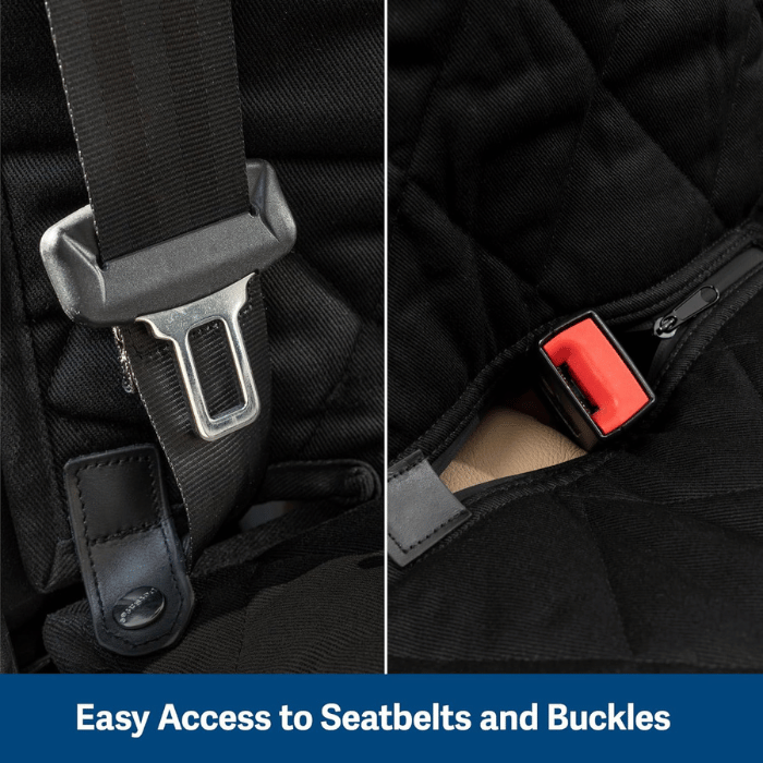 PetSafe Housse de siège Housse de siège style hamac matelassée – Noire Housse de siège style hamac matelassée – Noire