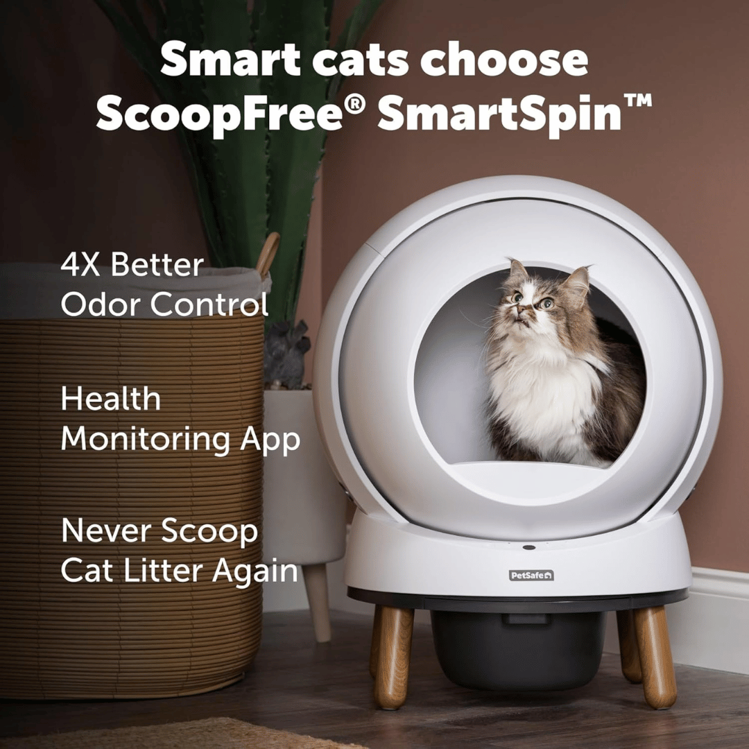 PetSafe litiere Bac à litière autonettoyant ScoopFree SmartSpin litière auto-nettoyante ScoopFree Ultra, PAL17-14282