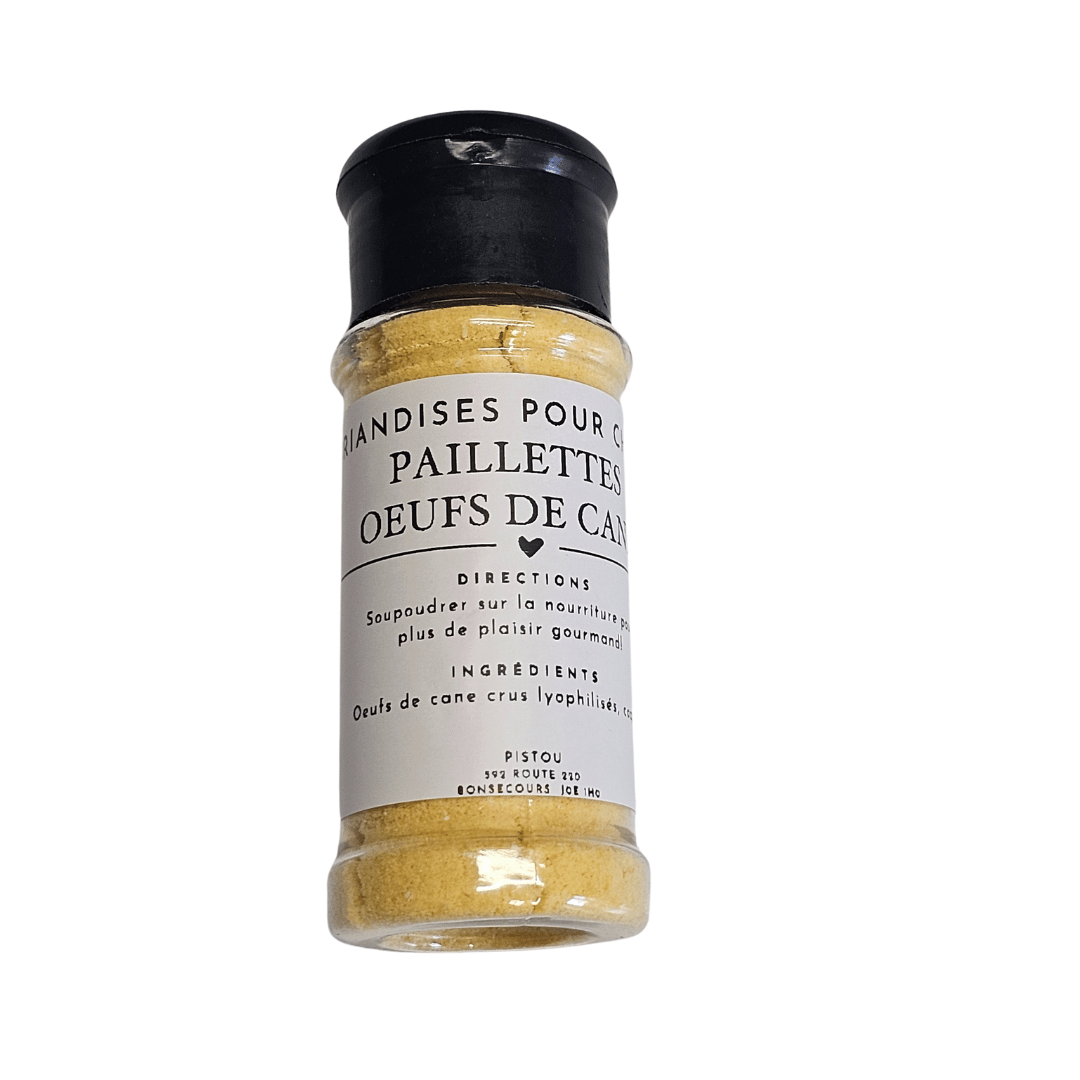 Pistou Gâteries Gâteries pour chiens à soupoudrer - Paillettes cane 4oz