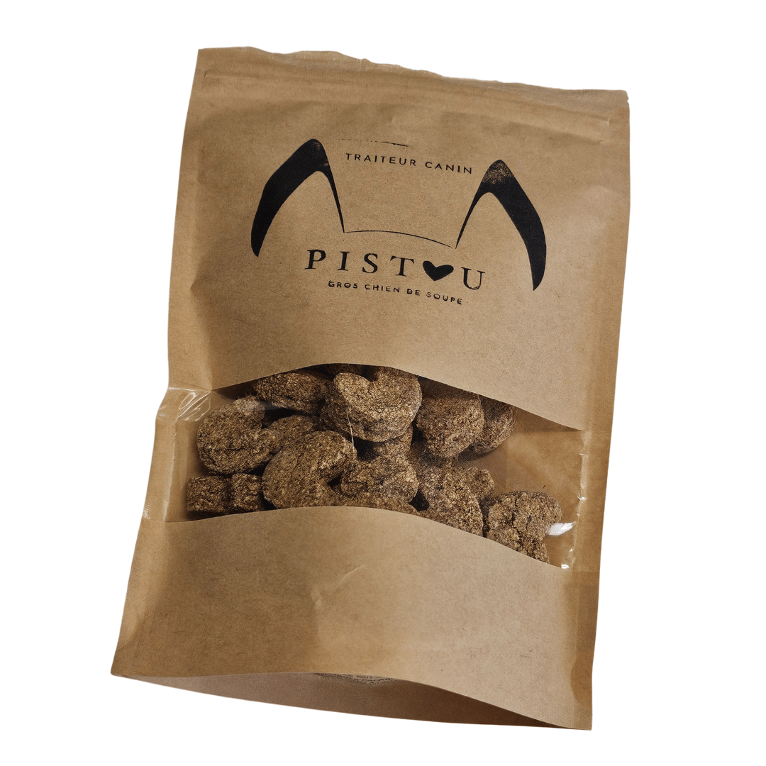 Pistou Gâteries Gâteries pour chiens - Biscuits de drêches 100g