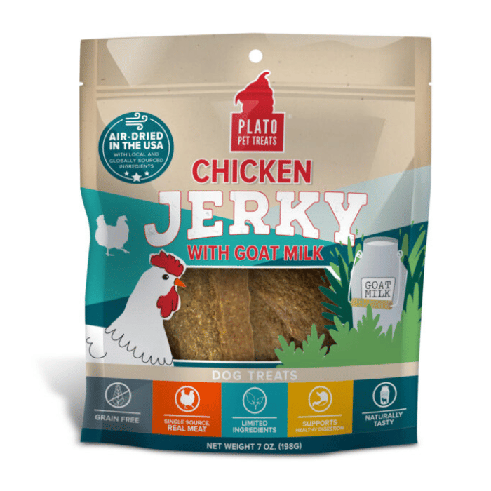 Plato Gâteries 16oz Jerky au Poulet & Lait de Chèvre Jerky au Poulet & Lait de Chèvre