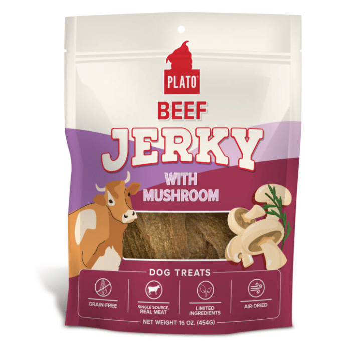 Plato Gâteries Jerky de Boeuf & champignon Jerky de Boeuf & champignon