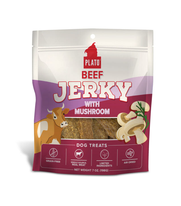 Plato Gâteries Jerky de Boeuf & champignon Jerky de Boeuf & champignon