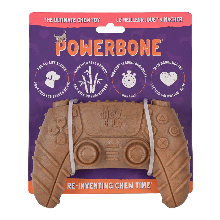 Powerbone Powerbone Jouet à Mâcher Pour Chien, Nylon & Bambou - Manette De Jeux Vidéo 5" Powerbone Jouet à Mâcher Pour Chien, Nylon & Bambou - Manette De Jeux Vidéo 5"