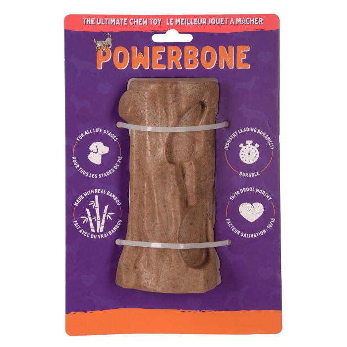 Powerbone Powerbone Jouet à Mâcher Pour Chien, Nylon & Bambou - Tronc D'arbre 6" Powerbone Jouet à Mâcher Chien - Nylon & Bambou Tronc d'Arbre 6"