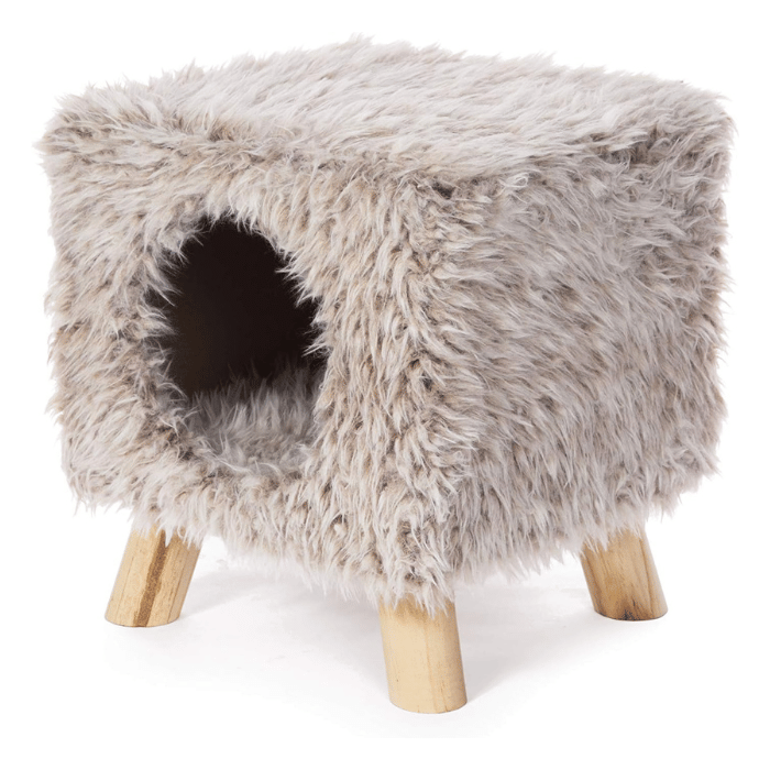 Prevue lit chat Cube douillet Prevue Pet Products – Beige givré pour chat ou petit chien Cube douillet Prevue Pet Products – Beige givré pour chat ou petit chien