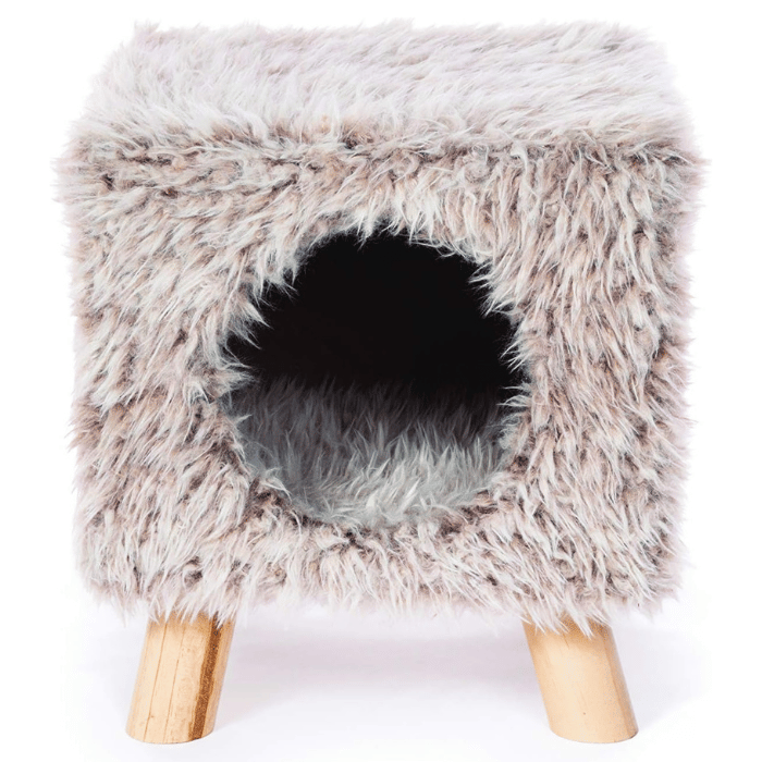 Prevue lit chat Cube douillet Prevue Pet Products – Beige givré pour chat ou petit chien Cube douillet Prevue Pet Products – Beige givré pour chat ou petit chien