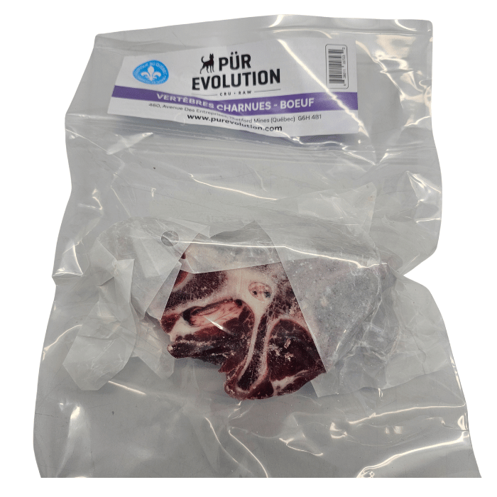 PÜR Evolution os Vertèbre charnues - boeuf - Conglelé En magasin seulement Vertèbre charnues - boeuf - Conglelé En magasin seulement