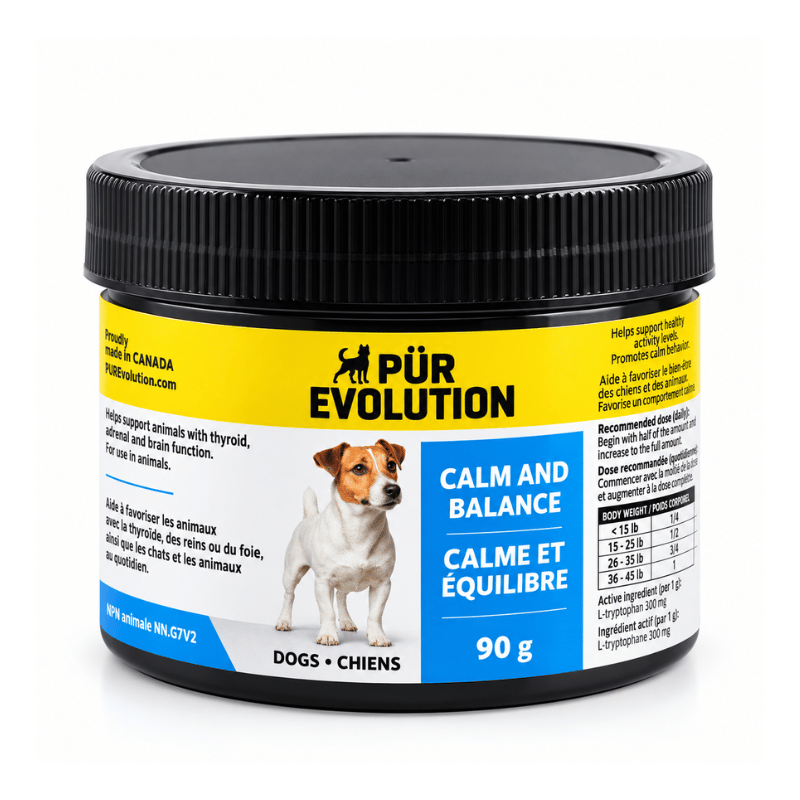PÜR Evolution Supplément PÜR Evolution - Calme et Équilibre 90g PÜR Evolution - Calme et Équilibre 90g | Sherbrooke Canin