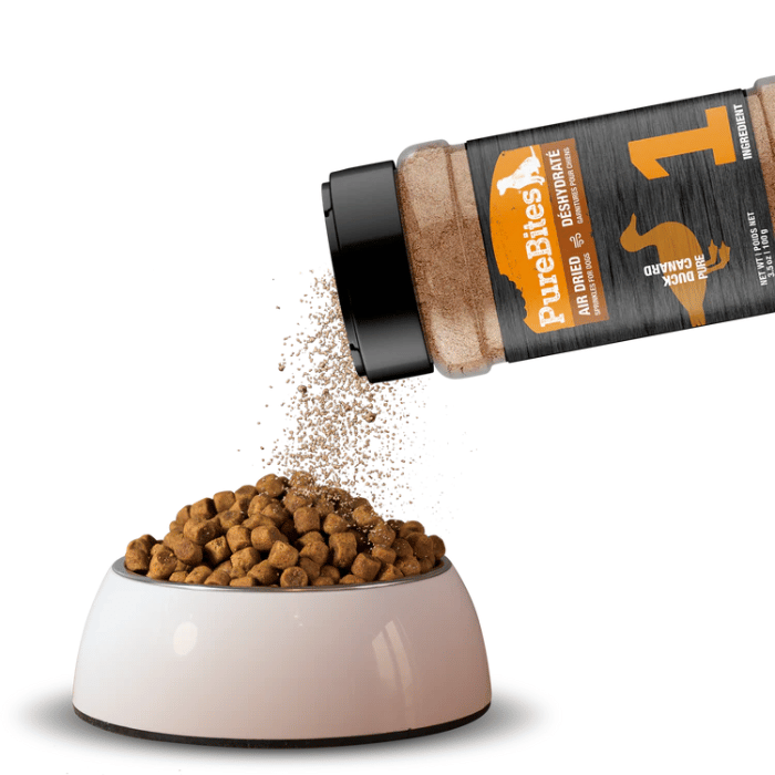 Pure Bites Gâteries Garnitures pour chiens, Canard 3.5oz Garnitures pour chiens, Canard 3.5oz