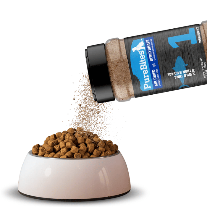 Pure Bites Gâteries Garnitures pour chiens, Thon 3.5oz Garnitures pour chiens, Thon 3.5oz