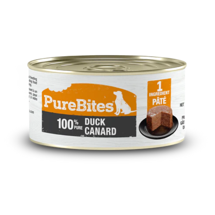 Pure Bites nourriture humide Unité Pâté pour chien Canard 2.5oz Pâté pour chien Canard 2.5oz