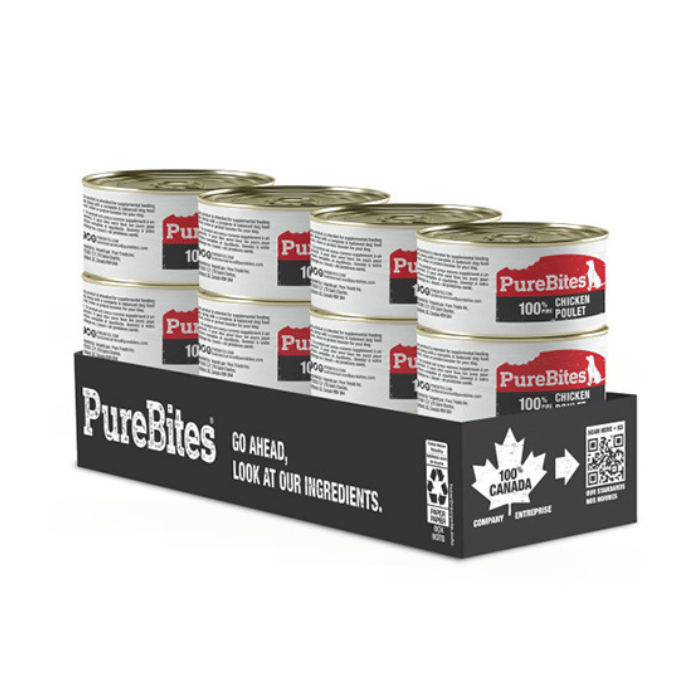 Pure Bites nourriture humide Unité Pâté pour chien Poulet 2.5oz Pâté pour chien Poulet 2.5oz