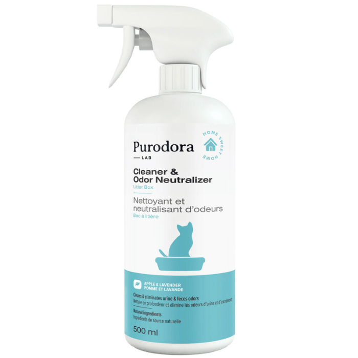 Purodora Lab nettoyant 500ml Neutralisant d'odeurs pour bac à litière