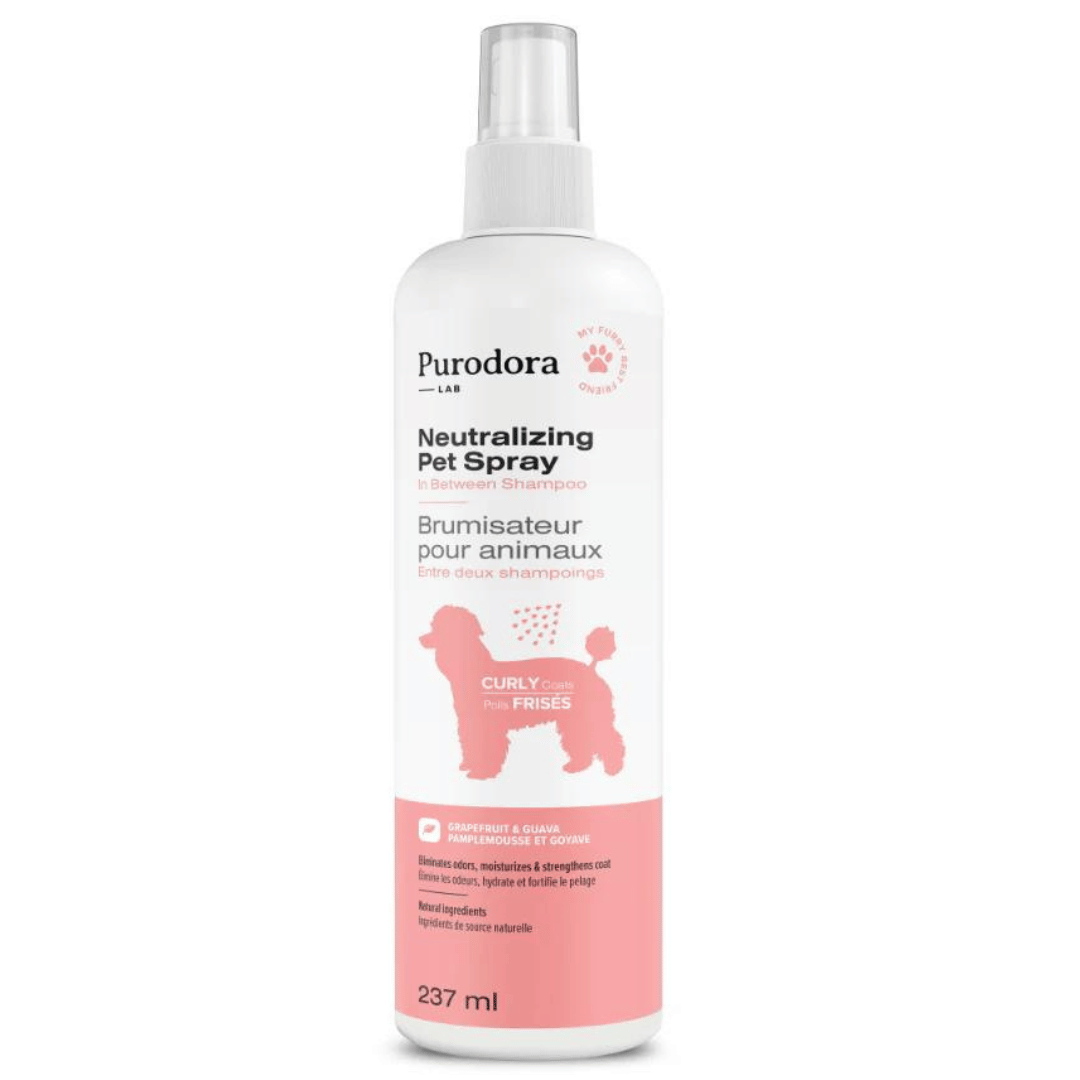 Purodora Lab shampoing Neutralisant d’odeurs pour animaux à poils frisés