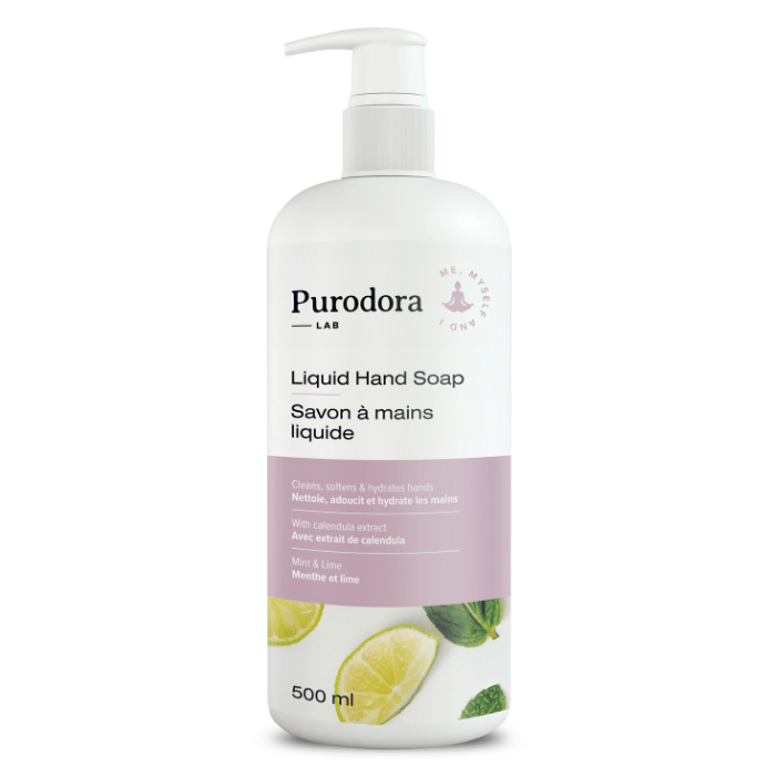 Purodora Lab shampoing Purodora Lab Savon à Main Liquide - Menthe Et Lime 500ml
