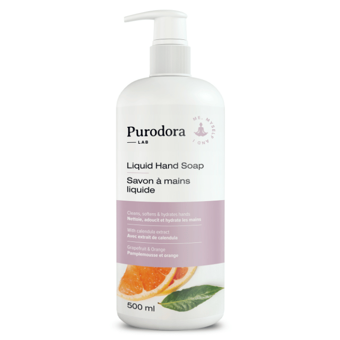 Purodora Lab shampoing Purodora Lab Savon à Main Liquide - Pamplemousse Et Orange 500ml