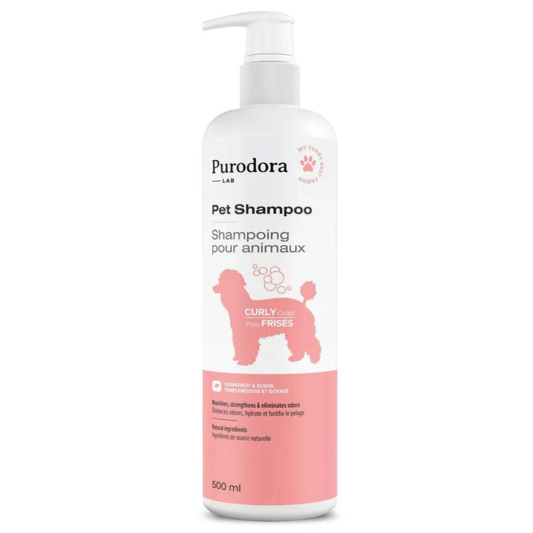 Purodora Lab shampoing 500ml Shampoing pour animaux à poils frisés