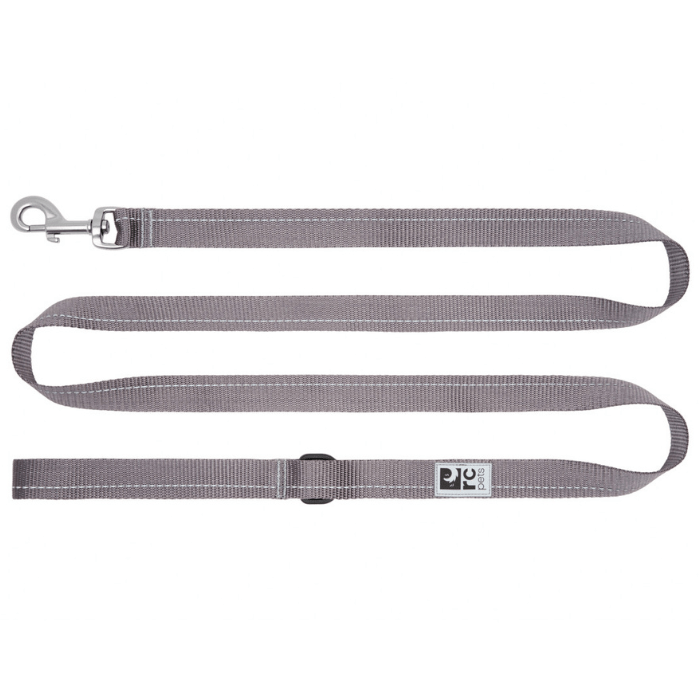 Rc Pets Laisse Grey Laisse en nylon de 1'' x 6 pieds Rc Pets Laisse en nylon de 1'' x 6 pieds Rc Pets
