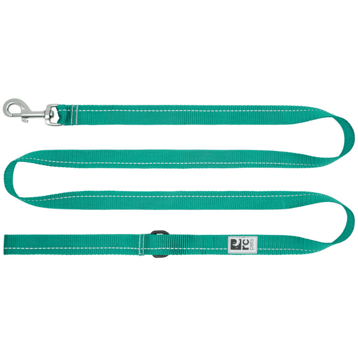 Rc Pets Laisse Green Laisse en nylon de 1'' x 6 pieds Rc Pets Laisse en nylon de 1'' x 6 pieds Rc Pets