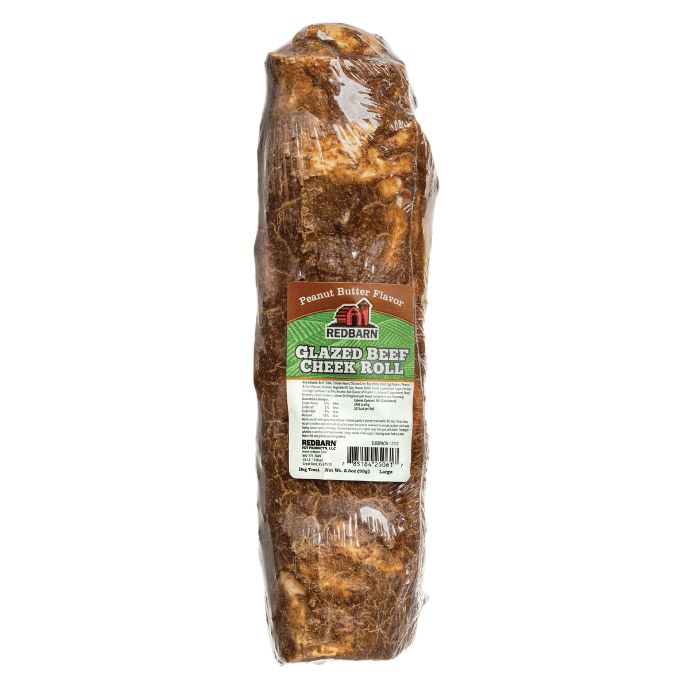 Redbarn Gâteries Roulades De Joues De Boeuf Glacé, Saveur D'arachides