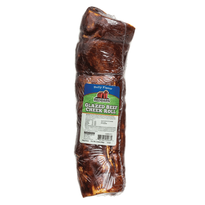 Redbarn Gâteries Grand Roulades De Joues De Bœuf Glacé, Saveur De Boeuf