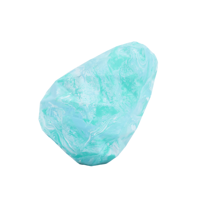 Ruffwear Gnawt-a-Cone toy - Glacial Blue - side view