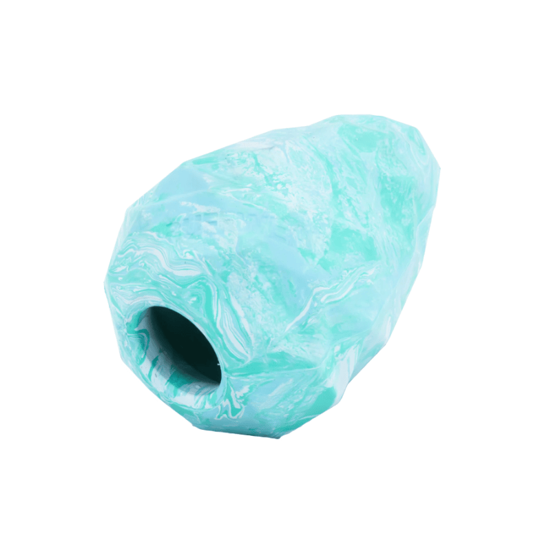 Ruffwear Gnawt-a-Cone toy - Glacial Blue - bottom view