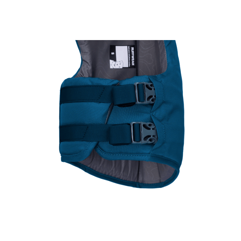 Ruffwear Float Coat life jacket - Deep Blue - buckle close-up
