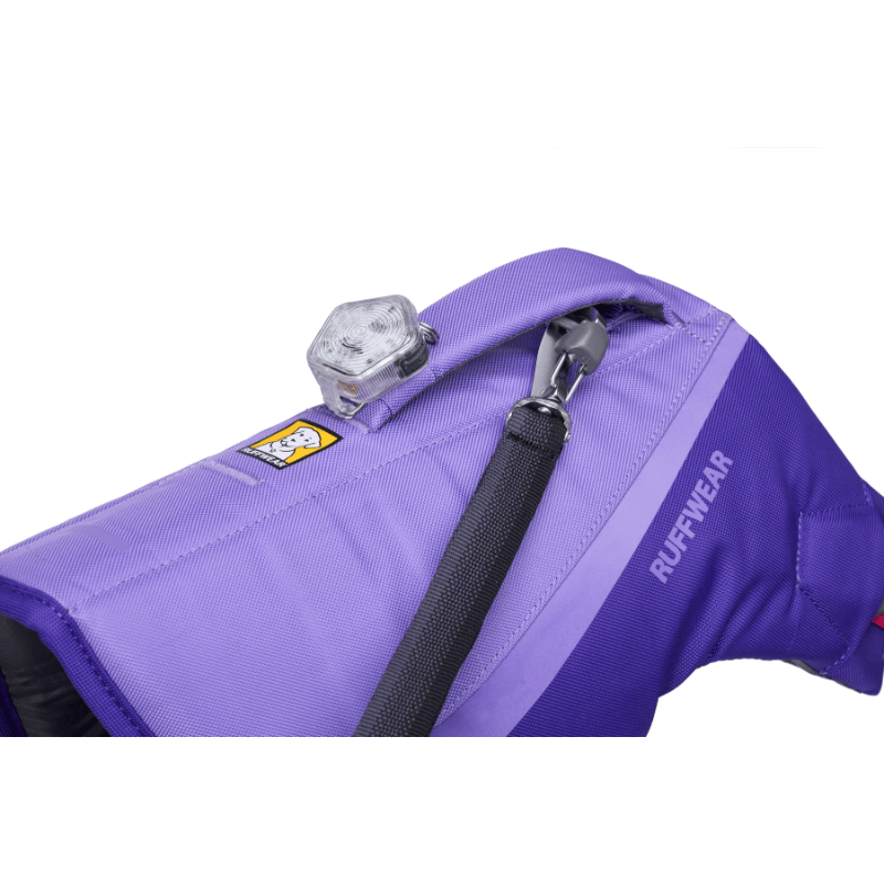 Ruffwear Float Coat life jacket - Purple Lily - handle close-up