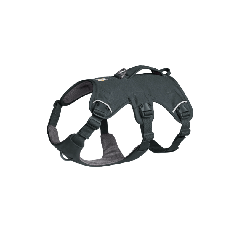 Ruffwear Web Master Harness - Basalt Gray - 3/4 left view