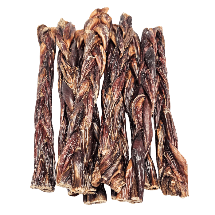 Sherbrooke Canin Format économique Chomper stick tressé – 11-12″ - Paquet de 10 Chomper stick tressé – 11-12″ - Paquet de 10