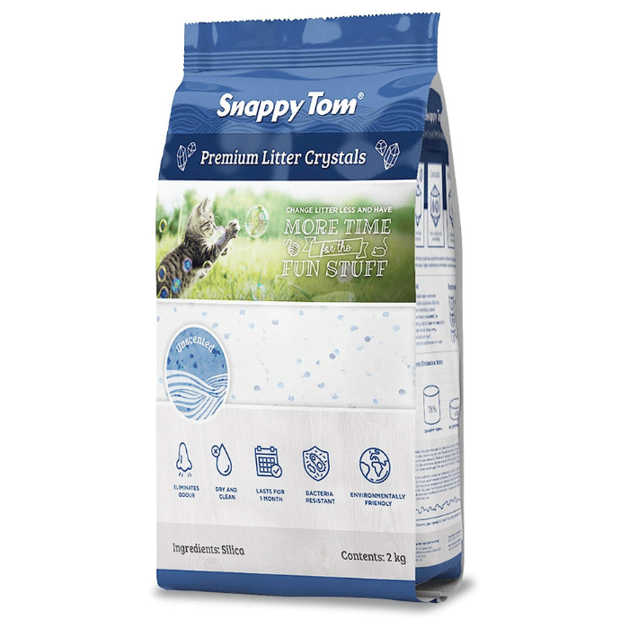 Intersand litiere agglomérante Litière de crystaux Snappy Tom 4kg