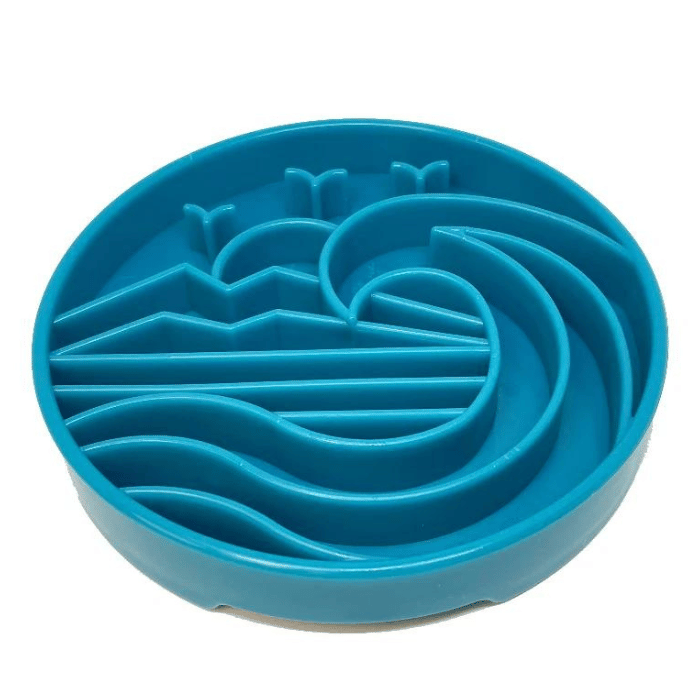 Sodapup bols pour chien bol d'alimentation lente d'enrichissement peu profond /  Baja