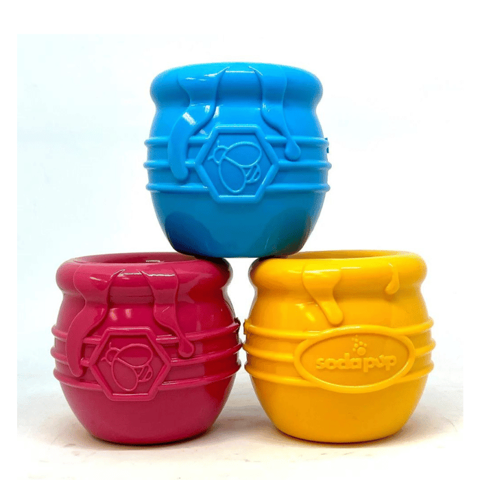 Sodapup jouets pour chien Pot de miel Sodapup - bol distributeur de gâteries