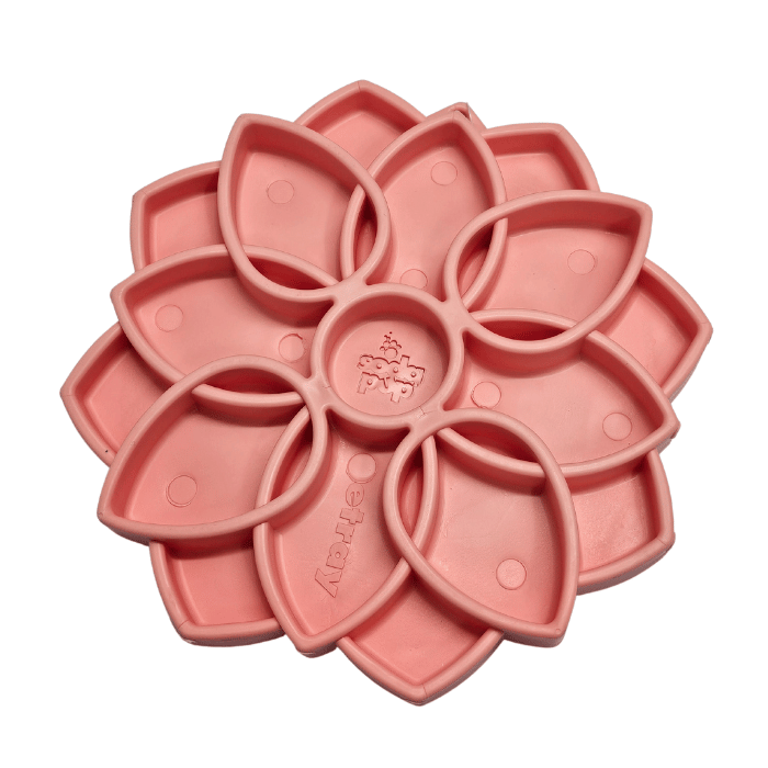 Sodapup jouets pour chien Pink Tapis à lécher Mandala Softie Tapis à lécher Mandala Softie