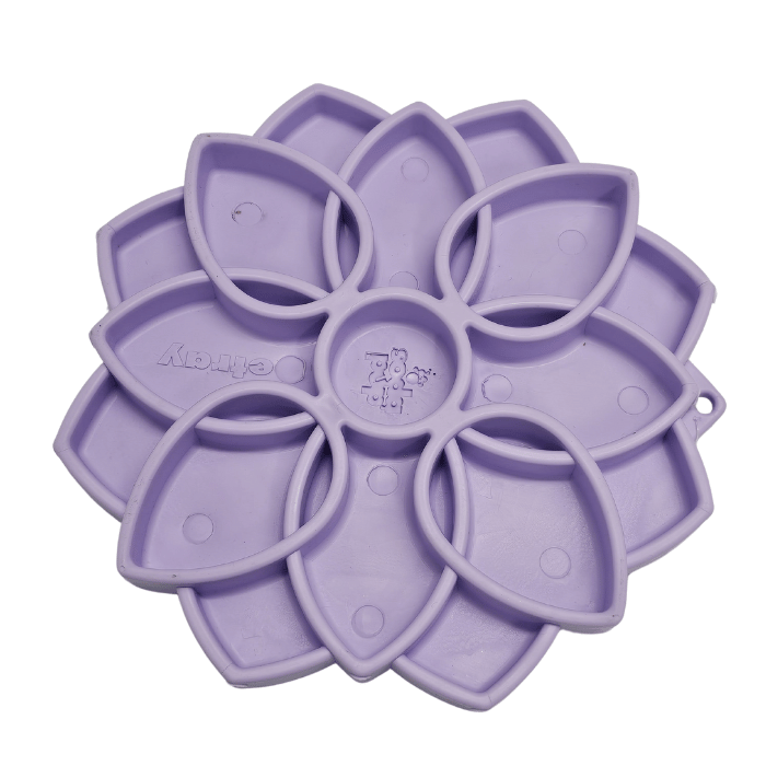 Sodapup jouets pour chien Purple Tapis à lécher Mandala Softie Tapis à lécher Mandala Softie