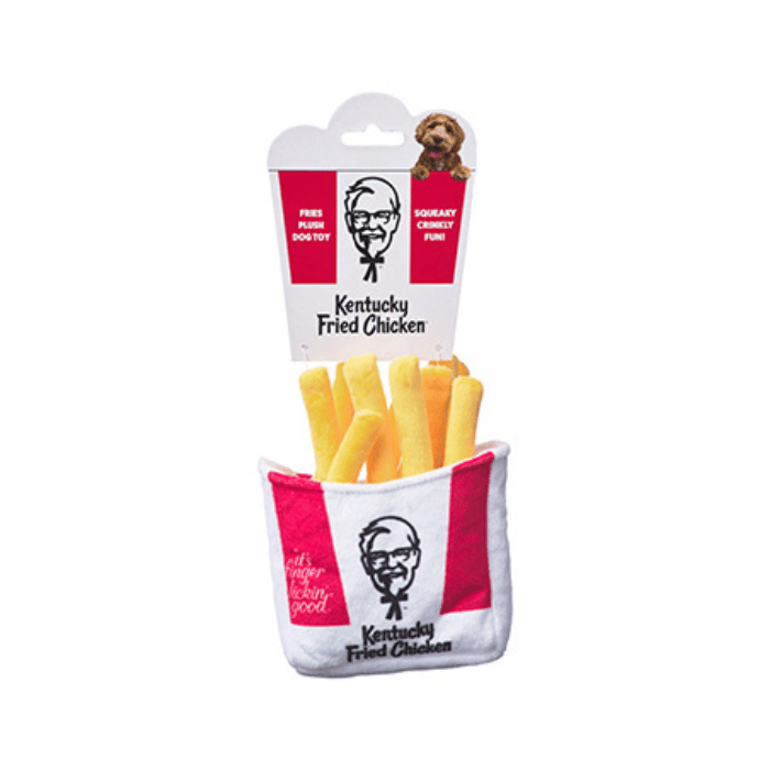 Spot Jouet Jouet pour chien -Frites en peluche KFC 6″ 🍟 Jouet pour chien -Frites en peluche KFC 6″ 🍟