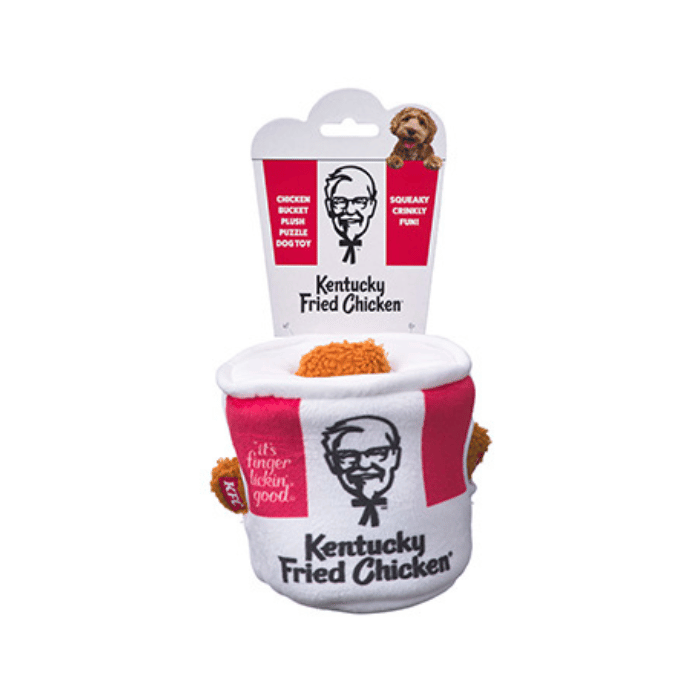 Spot Jouet Jouet pour chien - Seau casse-tête en peluche KFC 6″ Jouet pour chien - Seau casse-tête en peluche KFC 6″
